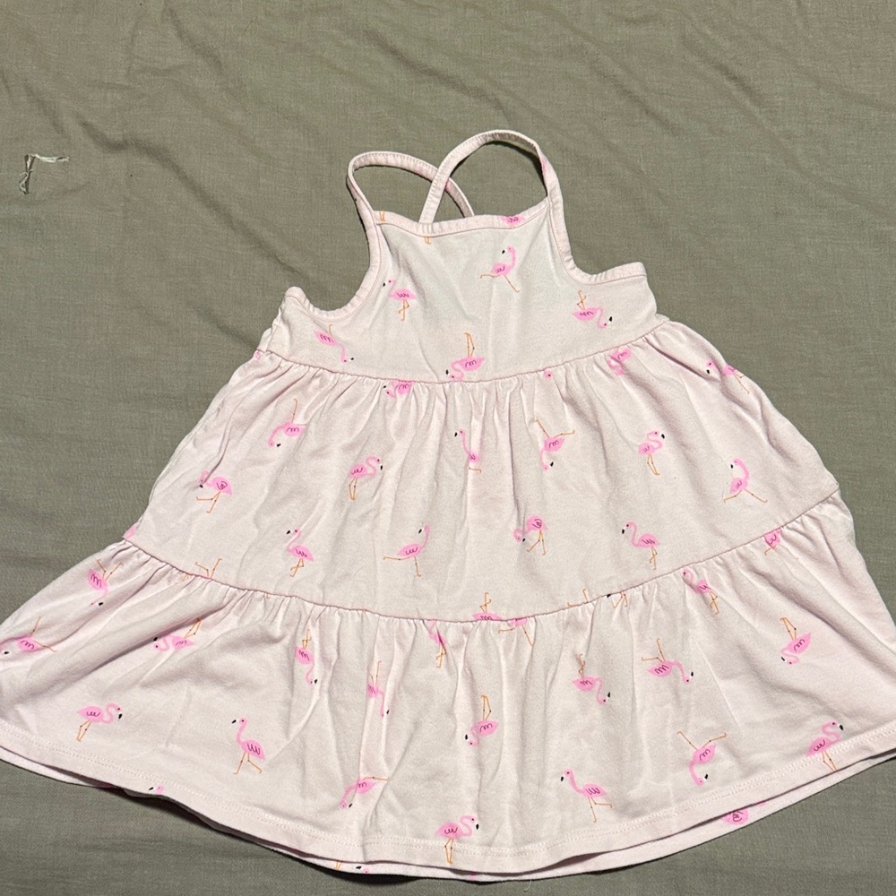 Cat & Jack Soft Pink Dress with Delicate Pattern